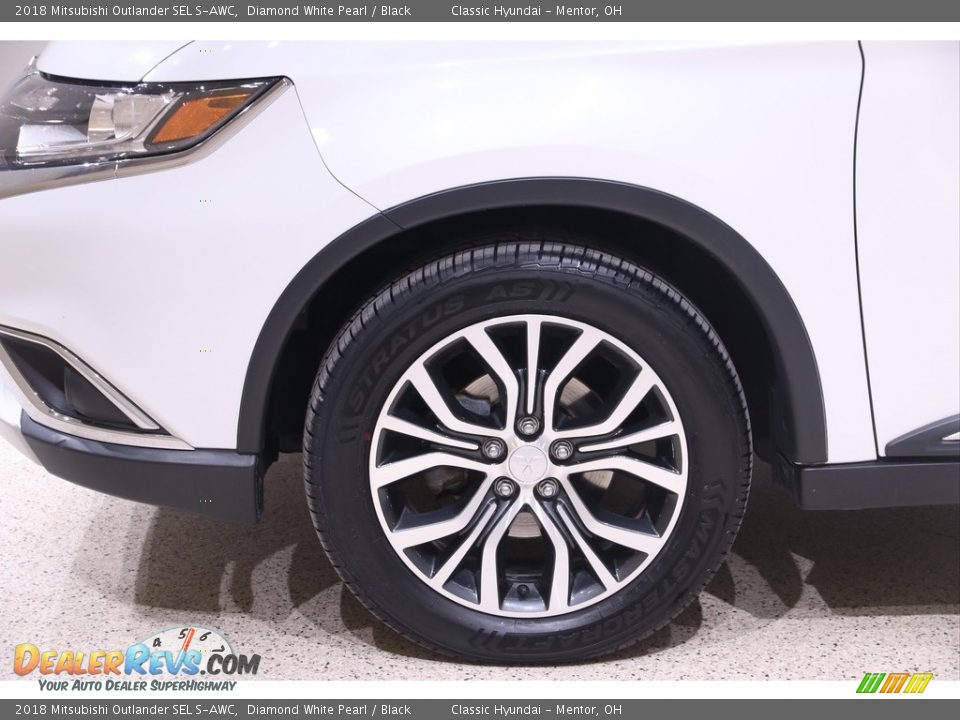 2018 Mitsubishi Outlander SEL S-AWC Diamond White Pearl / Black Photo #23
