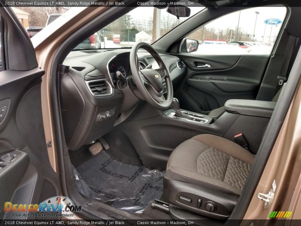 2018 Chevrolet Equinox LT AWD Sandy Ridge Metallic / Jet Black Photo #10