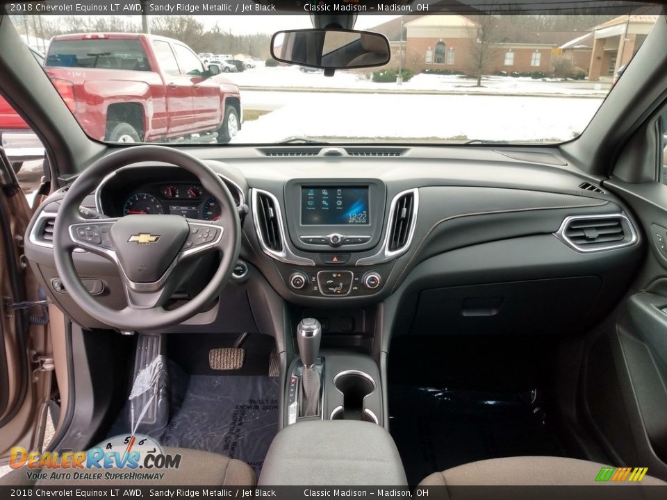 2018 Chevrolet Equinox LT AWD Sandy Ridge Metallic / Jet Black Photo #11