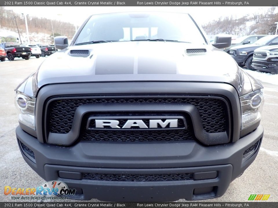 2021 Ram 1500 Classic Quad Cab 4x4 Granite Crystal Metallic / Black Photo #8