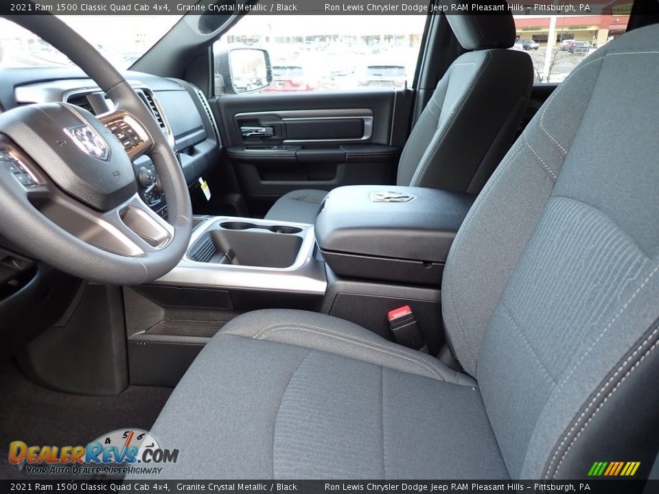 2021 Ram 1500 Classic Quad Cab 4x4 Granite Crystal Metallic / Black Photo #10