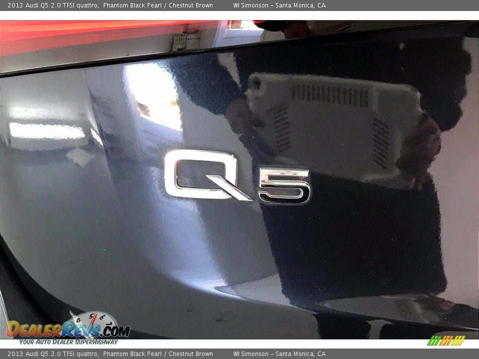 2013 Audi Q5 2.0 TFSI quattro Phantom Black Pearl / Chestnut Brown Photo #31