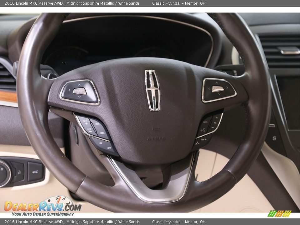2016 Lincoln MKC Reserve AWD Steering Wheel Photo #7