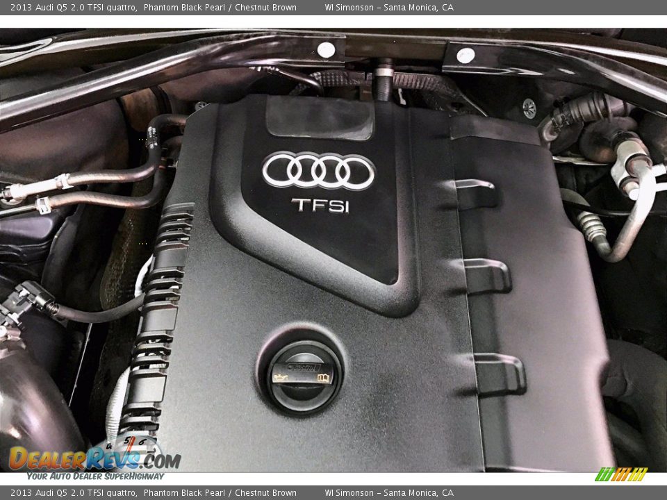 2013 Audi Q5 2.0 TFSI quattro Phantom Black Pearl / Chestnut Brown Photo #32