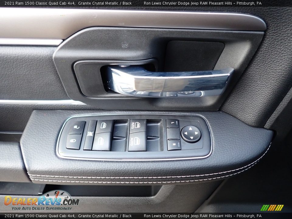 2021 Ram 1500 Classic Quad Cab 4x4 Granite Crystal Metallic / Black Photo #13
