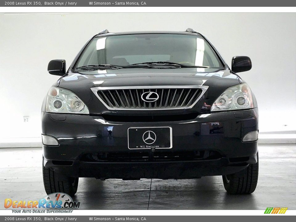 2008 Lexus RX 350 Black Onyx / Ivory Photo #2