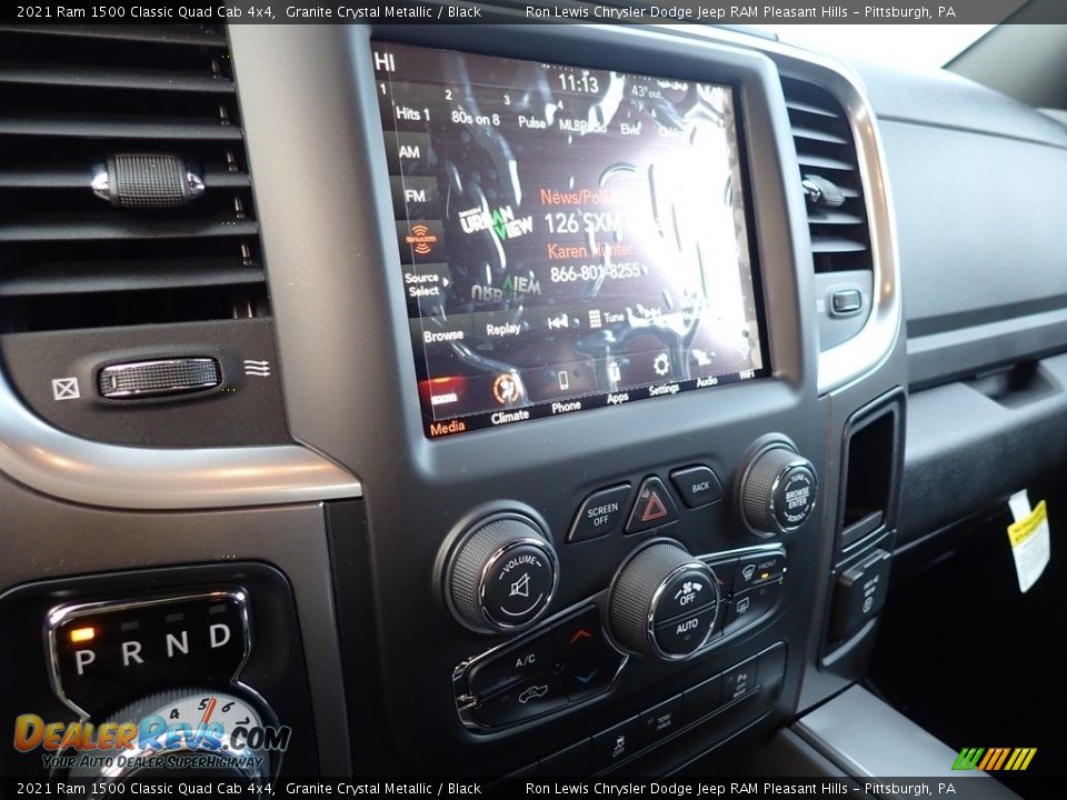 2021 Ram 1500 Classic Quad Cab 4x4 Granite Crystal Metallic / Black Photo #20
