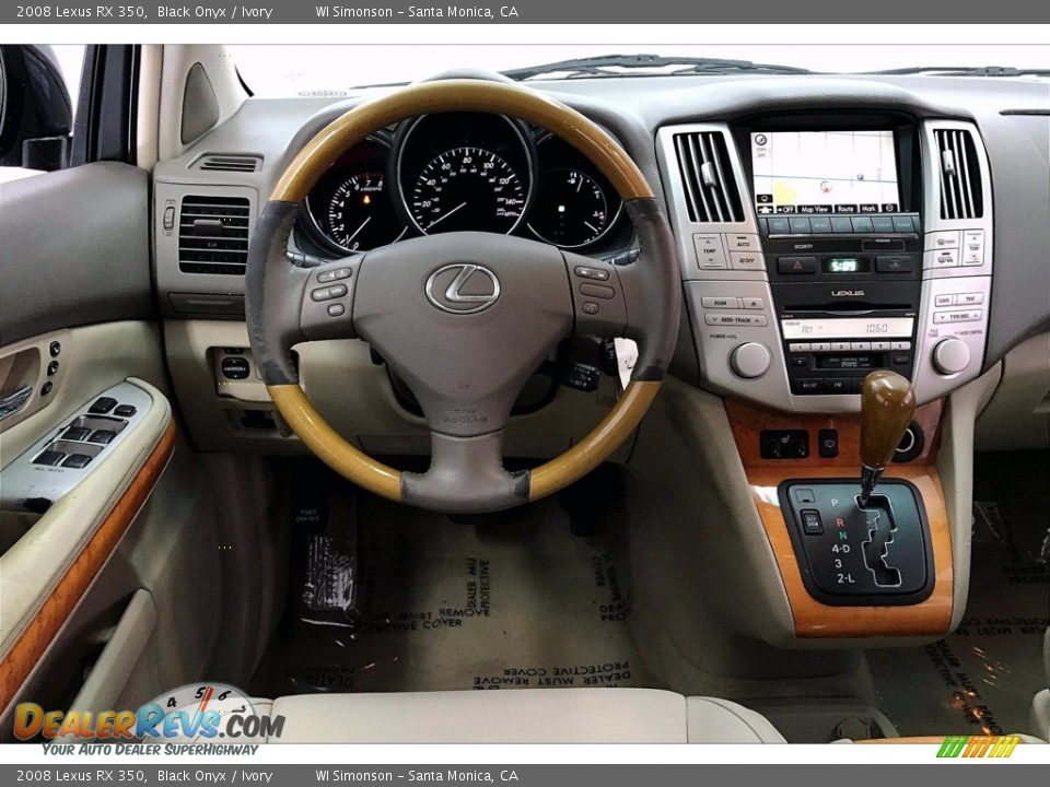 2008 Lexus RX 350 Black Onyx / Ivory Photo #4