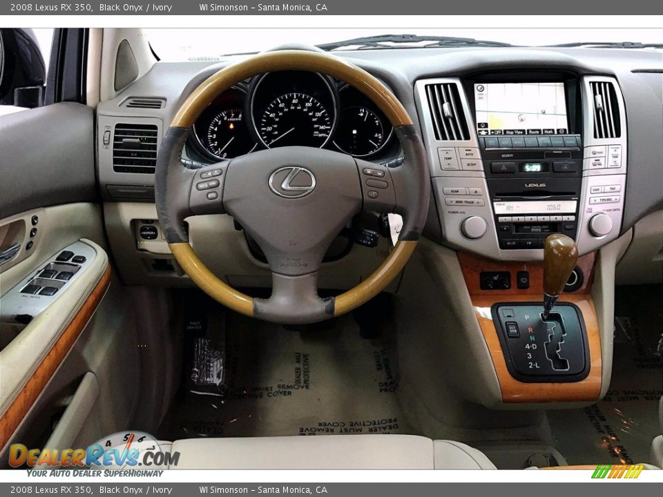 2008 Lexus RX 350 Black Onyx / Ivory Photo #4