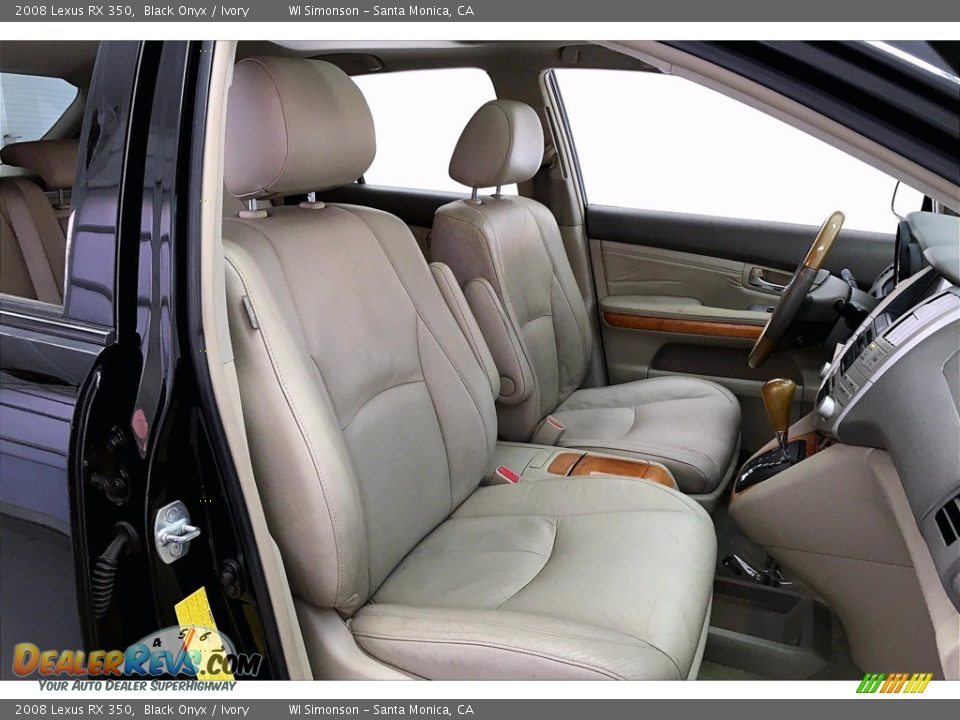 2008 Lexus RX 350 Black Onyx / Ivory Photo #6