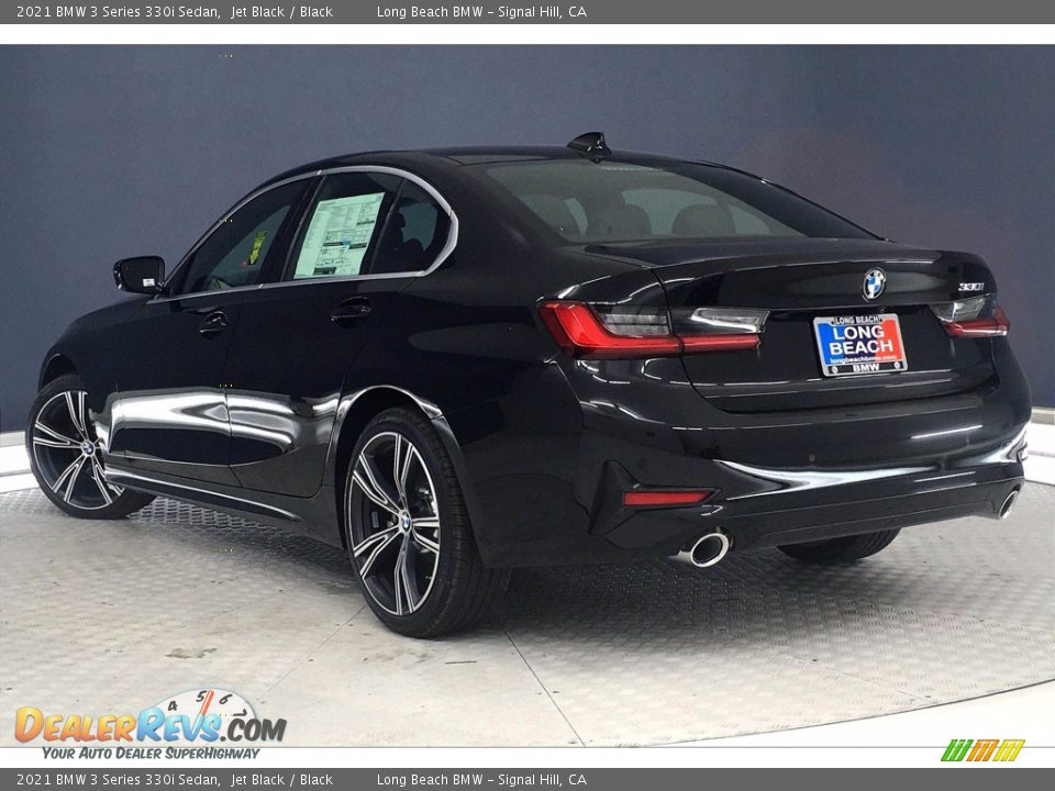 2021 BMW 3 Series 330i Sedan Jet Black / Black Photo #3