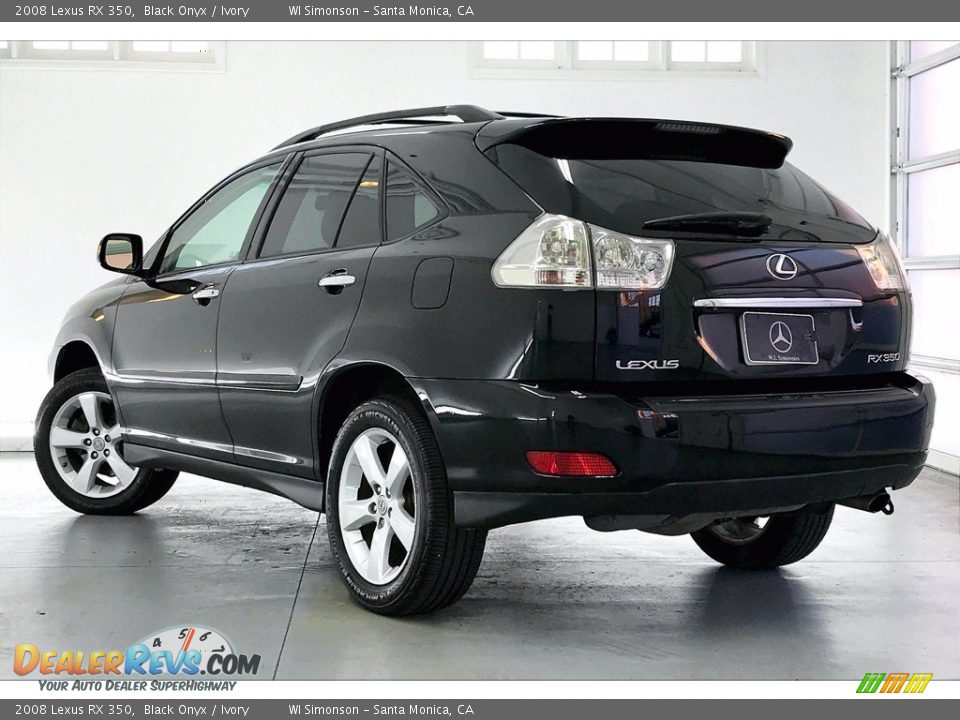 2008 Lexus RX 350 Black Onyx / Ivory Photo #10