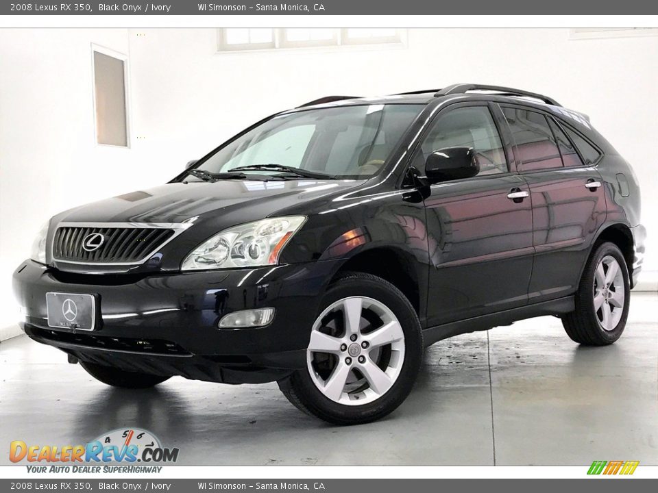 2008 Lexus RX 350 Black Onyx / Ivory Photo #12