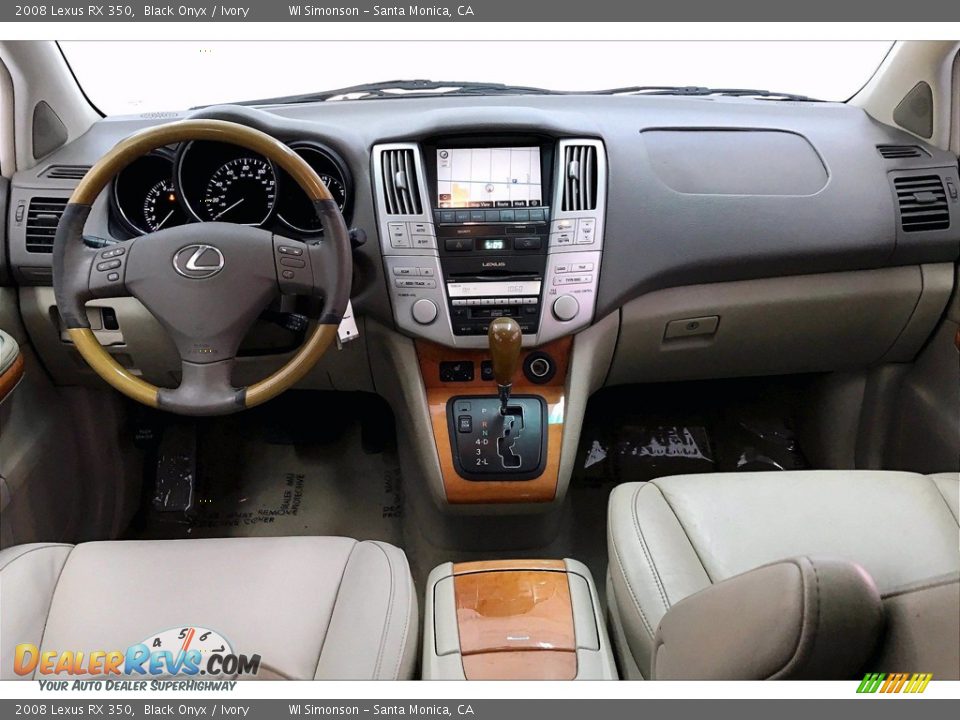 2008 Lexus RX 350 Black Onyx / Ivory Photo #15