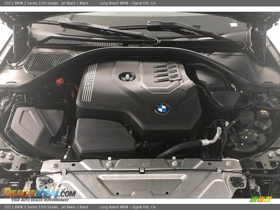 2021 BMW 3 Series 330i Sedan Jet Black / Black Photo #10