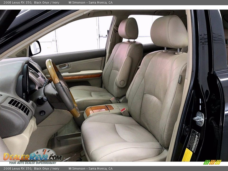 2008 Lexus RX 350 Black Onyx / Ivory Photo #18