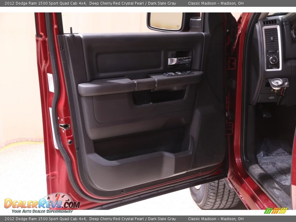 2012 Dodge Ram 1500 Sport Quad Cab 4x4 Deep Cherry Red Crystal Pearl / Dark Slate Gray Photo #4