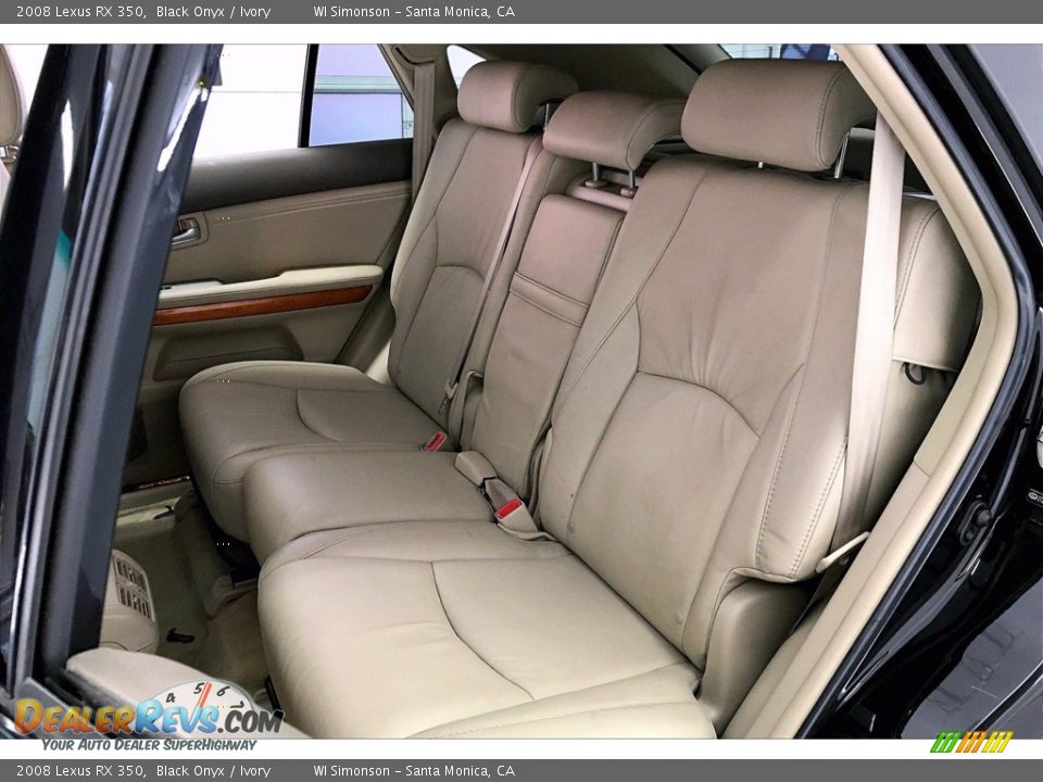 2008 Lexus RX 350 Black Onyx / Ivory Photo #20