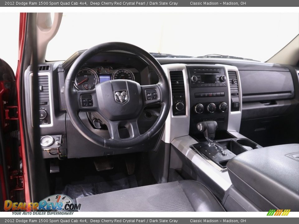 2012 Dodge Ram 1500 Sport Quad Cab 4x4 Deep Cherry Red Crystal Pearl / Dark Slate Gray Photo #6