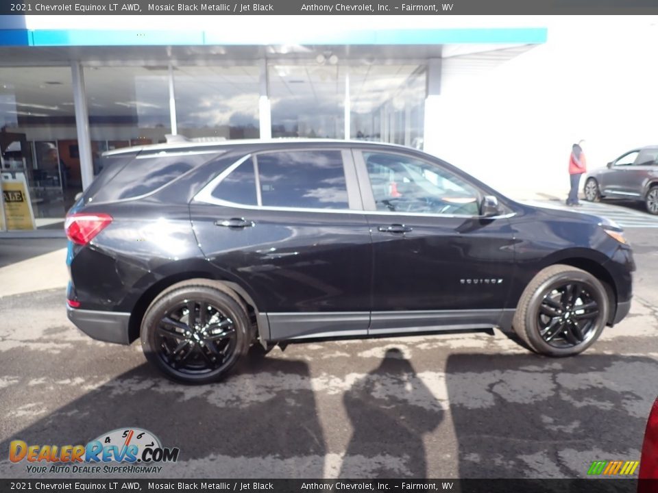 2021 Chevrolet Equinox LT AWD Mosaic Black Metallic / Jet Black Photo #3