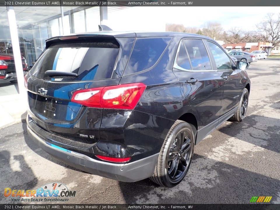2021 Chevrolet Equinox LT AWD Mosaic Black Metallic / Jet Black Photo #4
