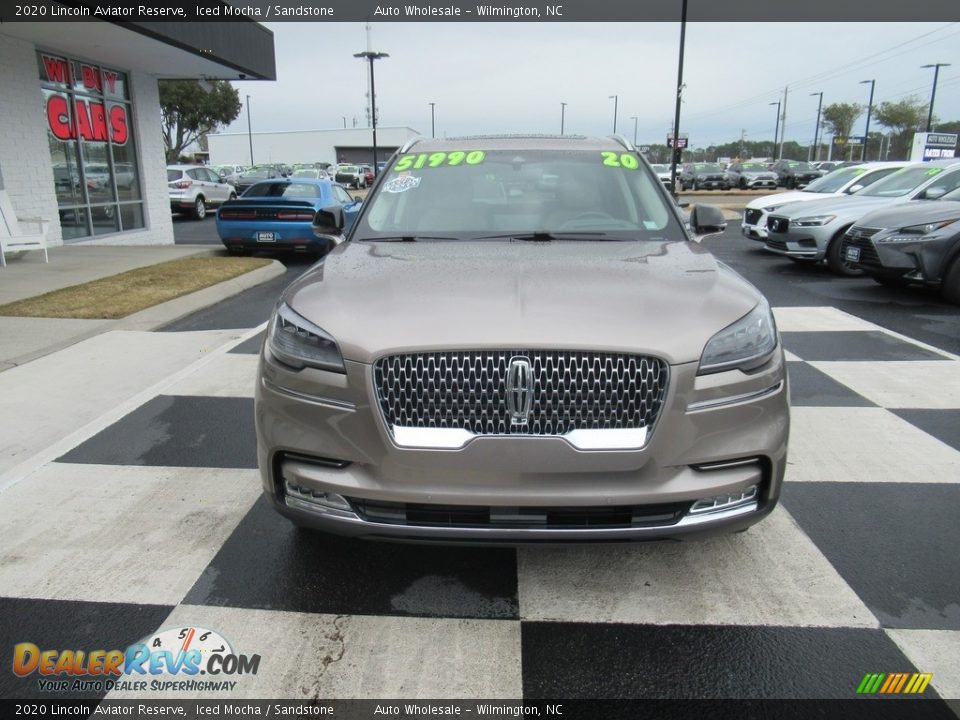 2020 Lincoln Aviator Reserve Iced Mocha / Sandstone Photo #2