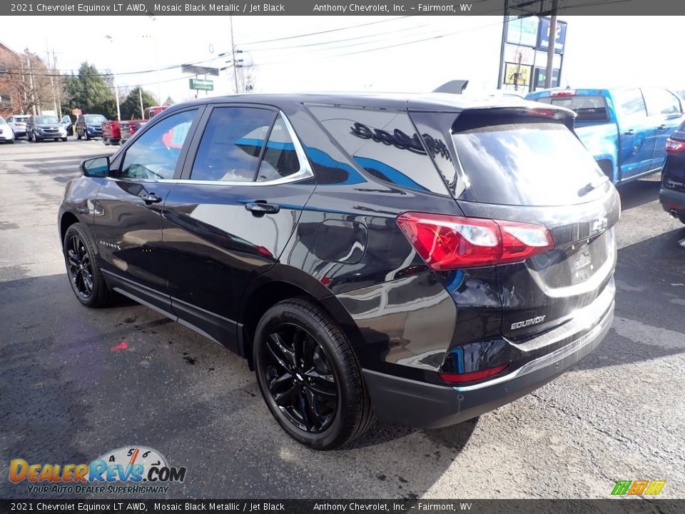 2021 Chevrolet Equinox LT AWD Mosaic Black Metallic / Jet Black Photo #7