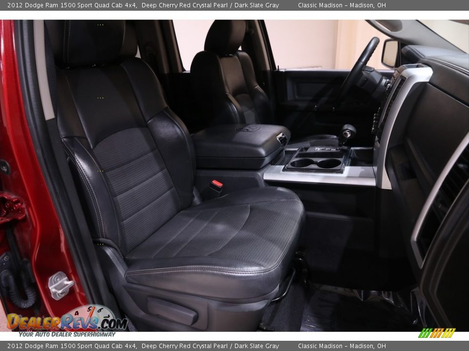 2012 Dodge Ram 1500 Sport Quad Cab 4x4 Deep Cherry Red Crystal Pearl / Dark Slate Gray Photo #13