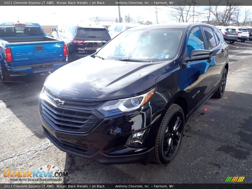 2021 Chevrolet Equinox LT AWD Mosaic Black Metallic / Jet Black Photo #8