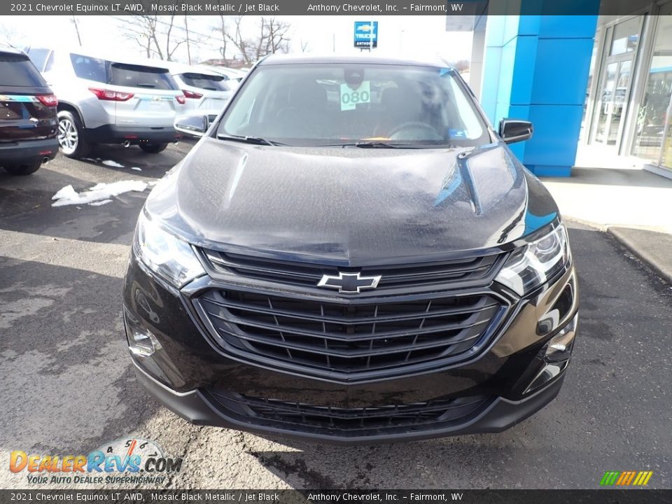 2021 Chevrolet Equinox LT AWD Mosaic Black Metallic / Jet Black Photo #9