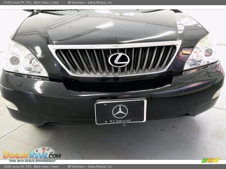 2008 Lexus RX 350 Black Onyx / Ivory Photo #30