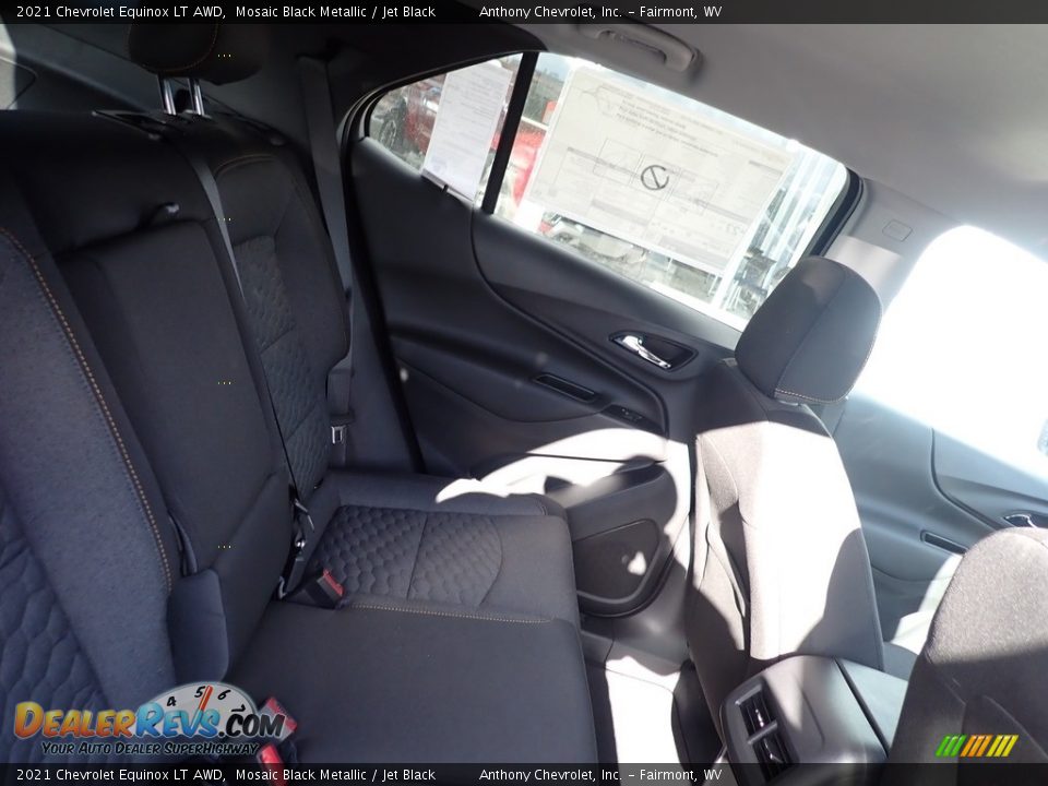 2021 Chevrolet Equinox LT AWD Mosaic Black Metallic / Jet Black Photo #12