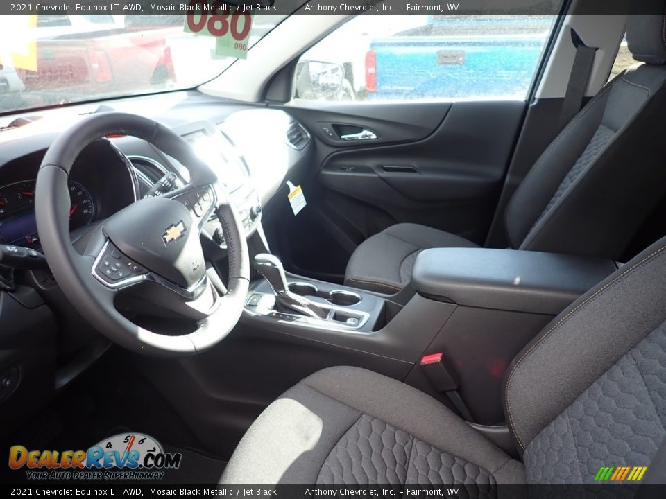 2021 Chevrolet Equinox LT AWD Mosaic Black Metallic / Jet Black Photo #13