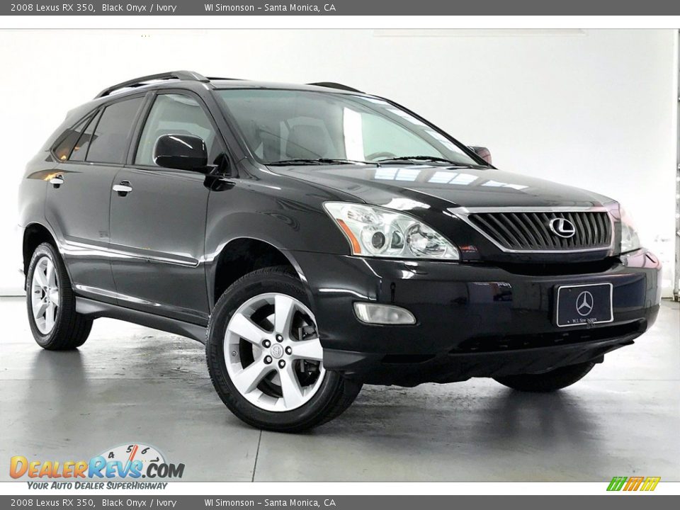 2008 Lexus RX 350 Black Onyx / Ivory Photo #34