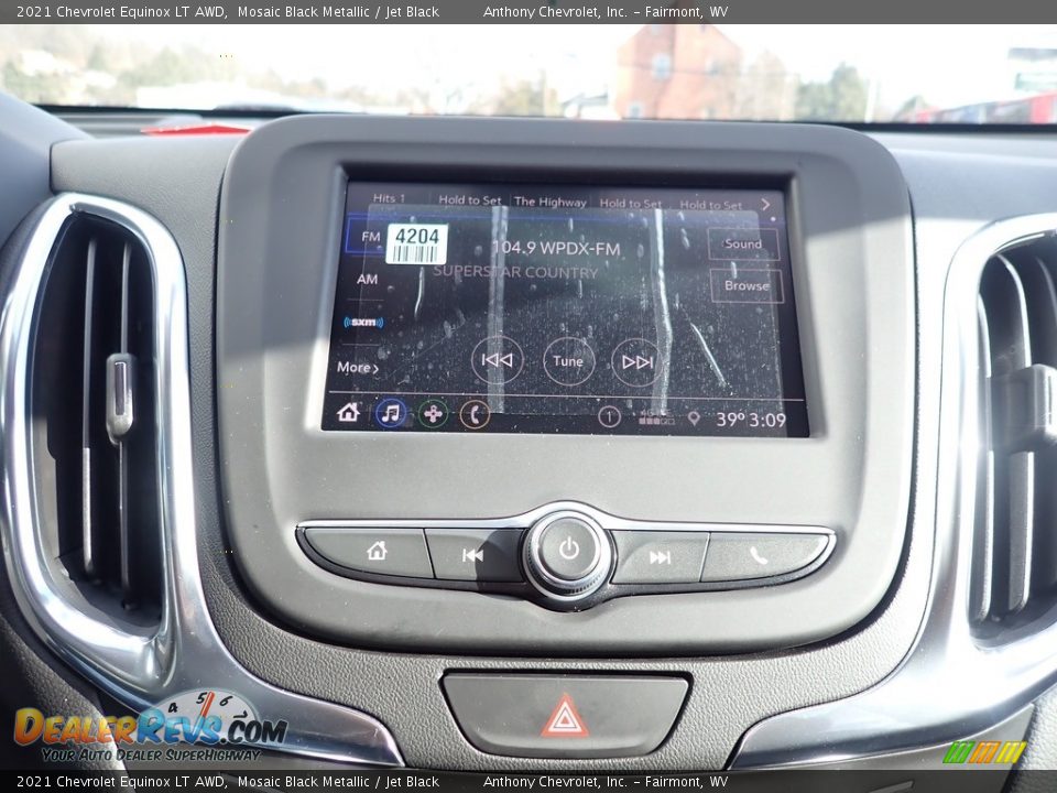 2021 Chevrolet Equinox LT AWD Mosaic Black Metallic / Jet Black Photo #16