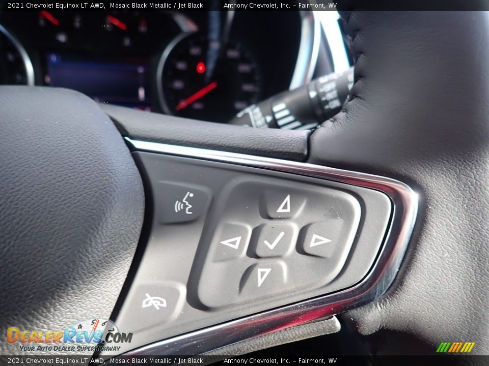 2021 Chevrolet Equinox LT AWD Mosaic Black Metallic / Jet Black Photo #19