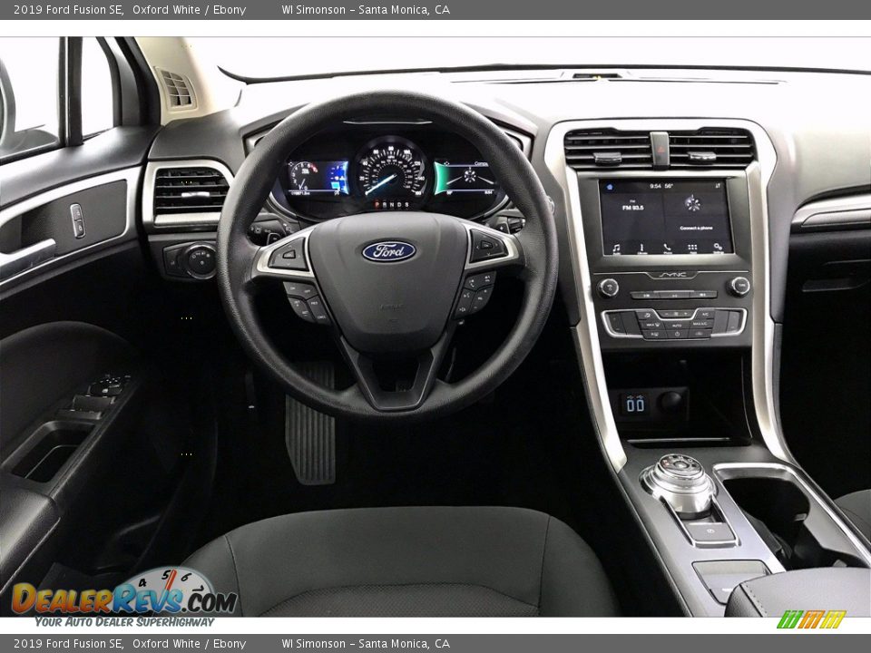 2019 Ford Fusion SE Oxford White / Ebony Photo #4