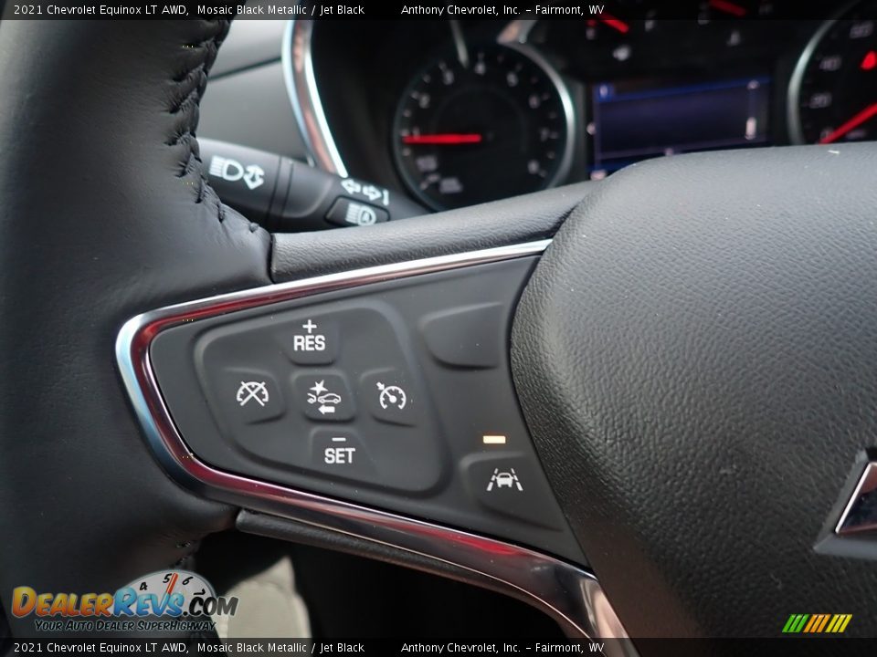 2021 Chevrolet Equinox LT AWD Mosaic Black Metallic / Jet Black Photo #20