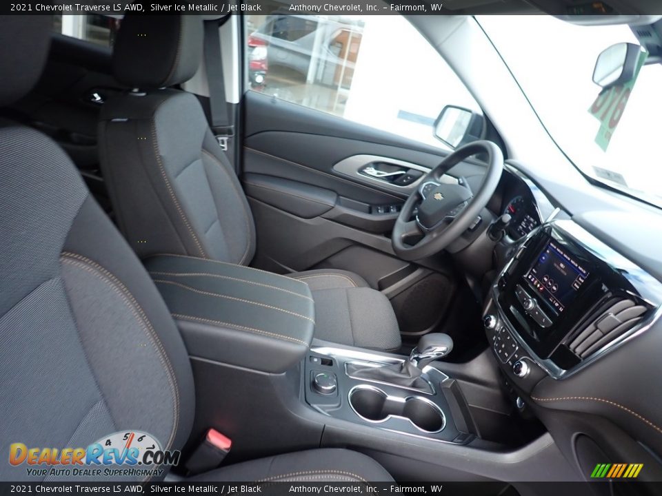 2021 Chevrolet Traverse LS AWD Silver Ice Metallic / Jet Black Photo #10