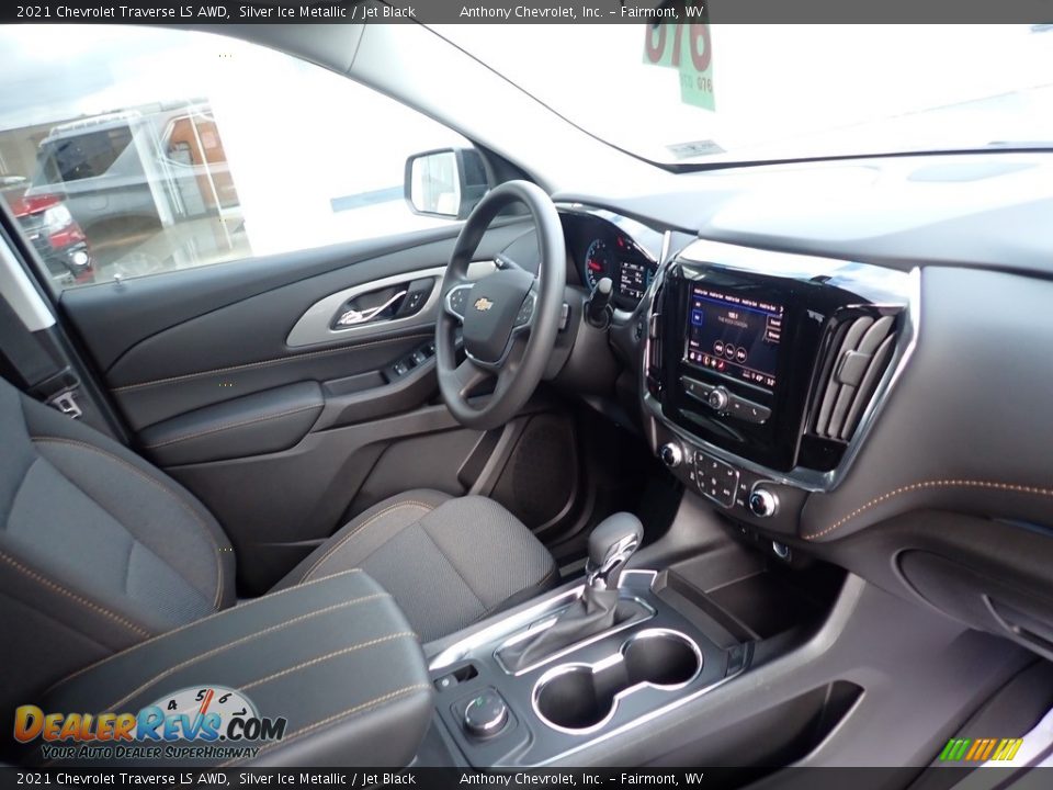 2021 Chevrolet Traverse LS AWD Silver Ice Metallic / Jet Black Photo #11