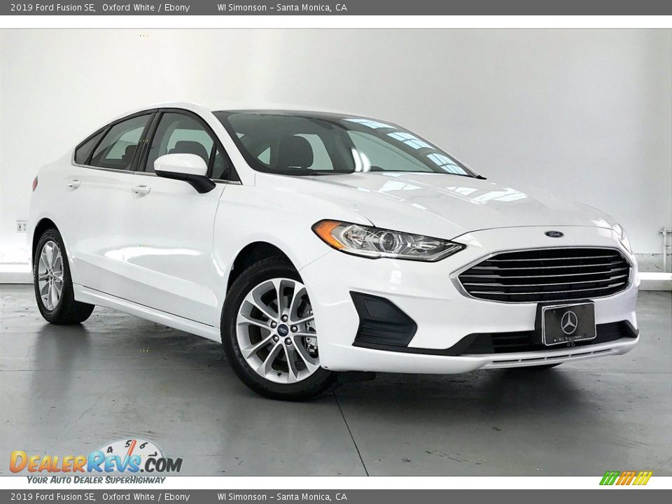 2019 Ford Fusion SE Oxford White / Ebony Photo #33