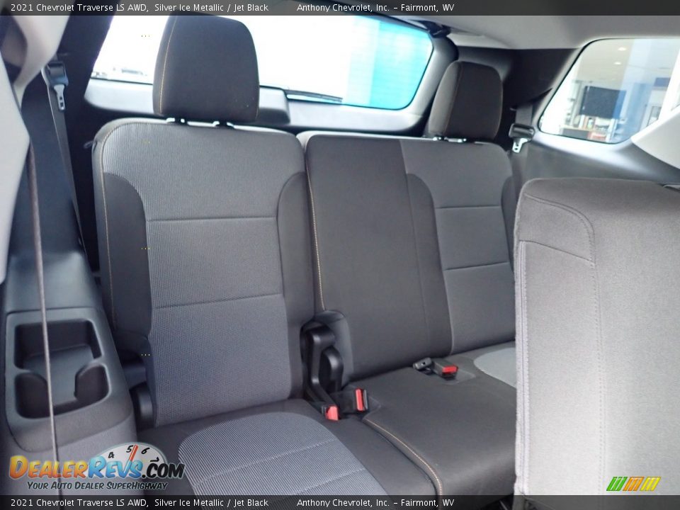 2021 Chevrolet Traverse LS AWD Silver Ice Metallic / Jet Black Photo #13