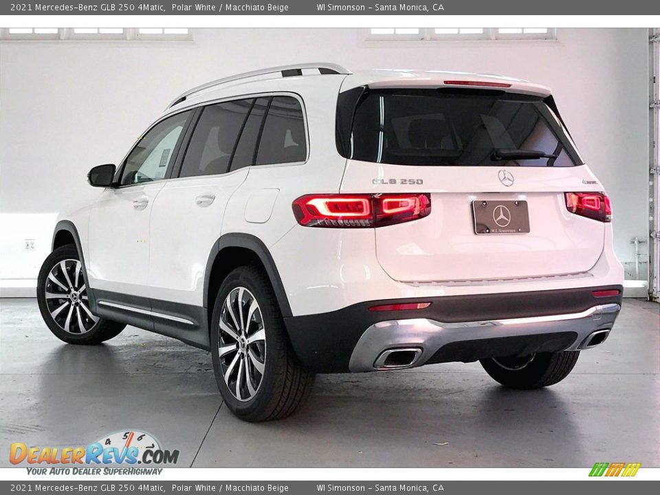 2021 Mercedes-Benz GLB 250 4Matic Polar White / Macchiato Beige Photo #2