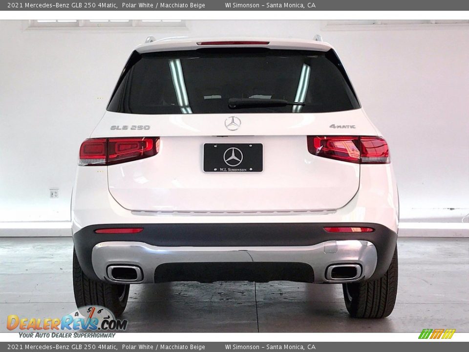 2021 Mercedes-Benz GLB 250 4Matic Polar White / Macchiato Beige Photo #3