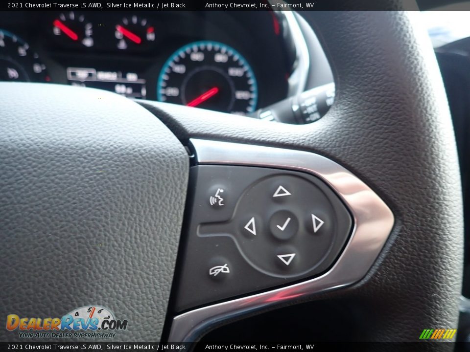 2021 Chevrolet Traverse LS AWD Silver Ice Metallic / Jet Black Photo #19