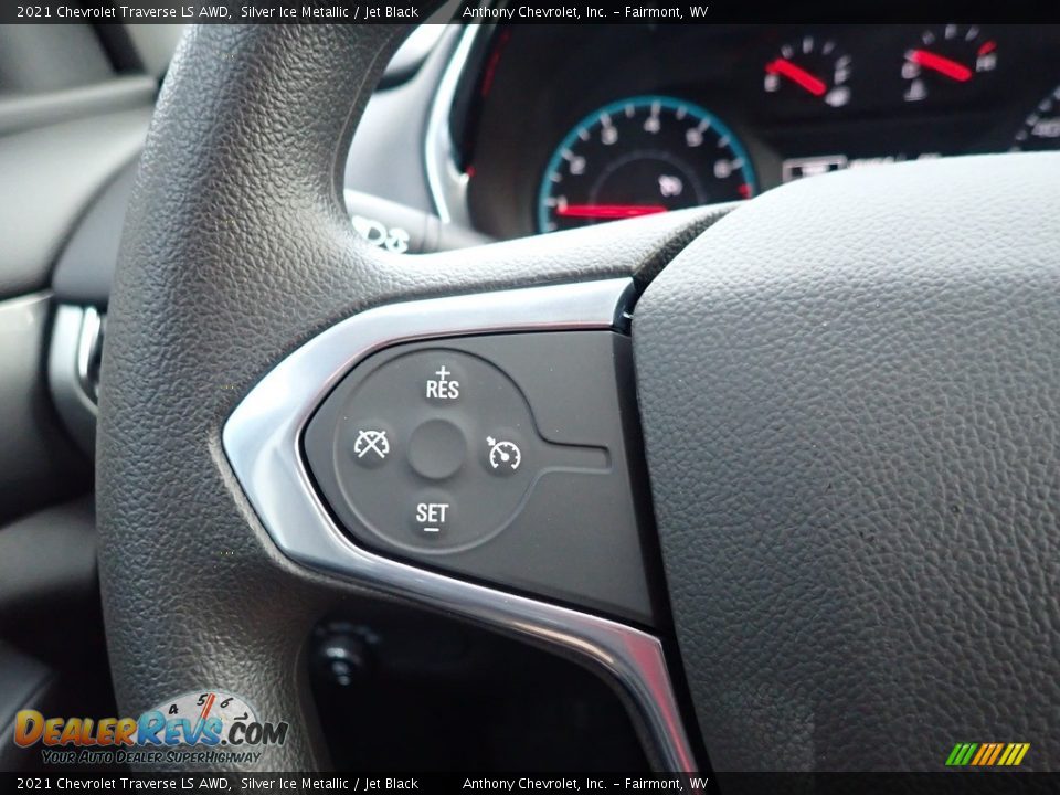 2021 Chevrolet Traverse LS AWD Silver Ice Metallic / Jet Black Photo #20