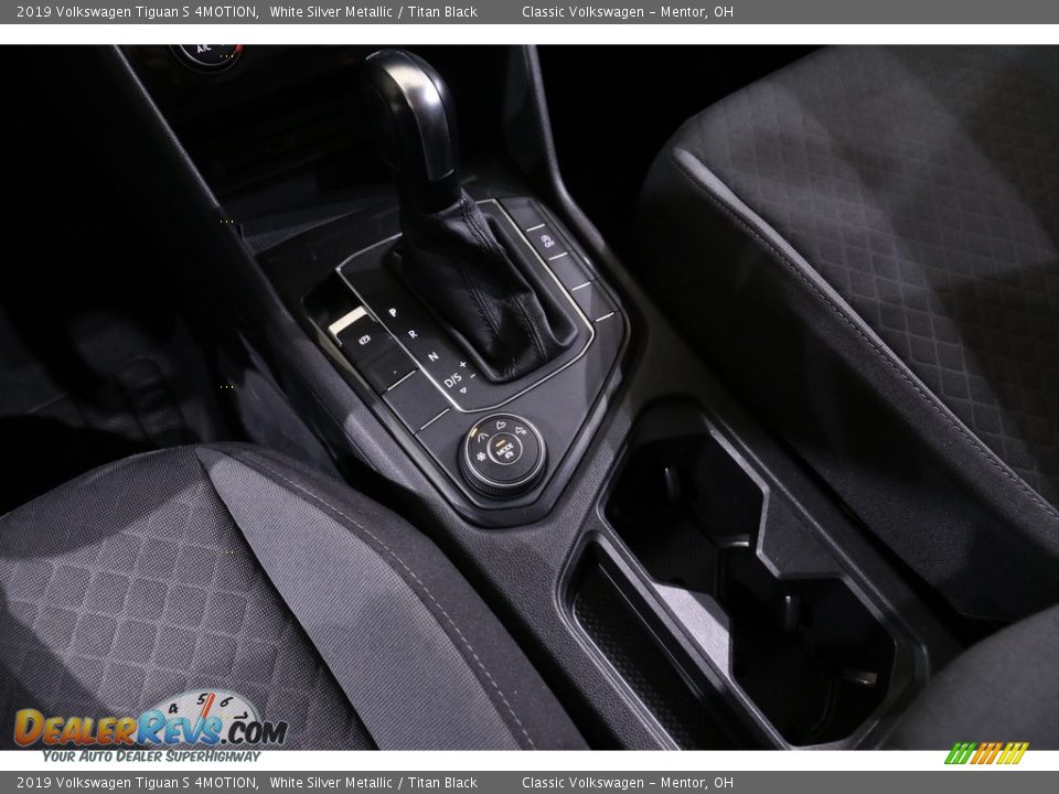 2019 Volkswagen Tiguan S 4MOTION White Silver Metallic / Titan Black Photo #14
