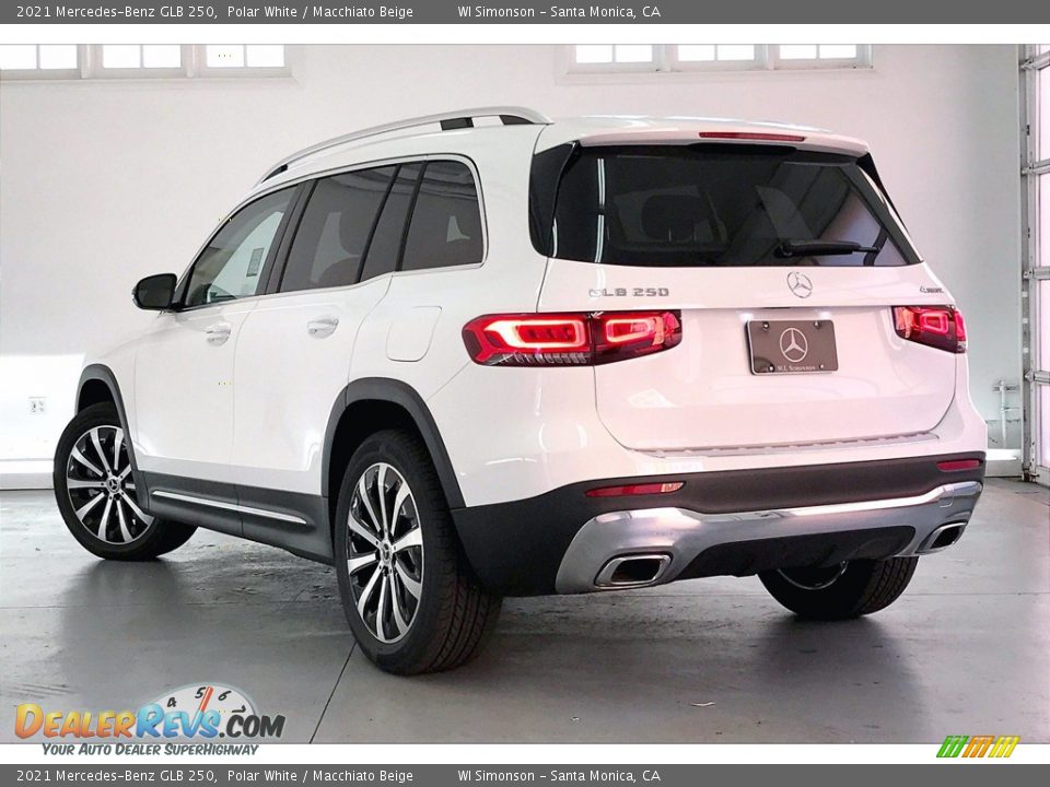 2021 Mercedes-Benz GLB 250 Polar White / Macchiato Beige Photo #2