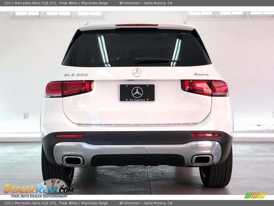 2021 Mercedes-Benz GLB 250 Polar White / Macchiato Beige Photo #3