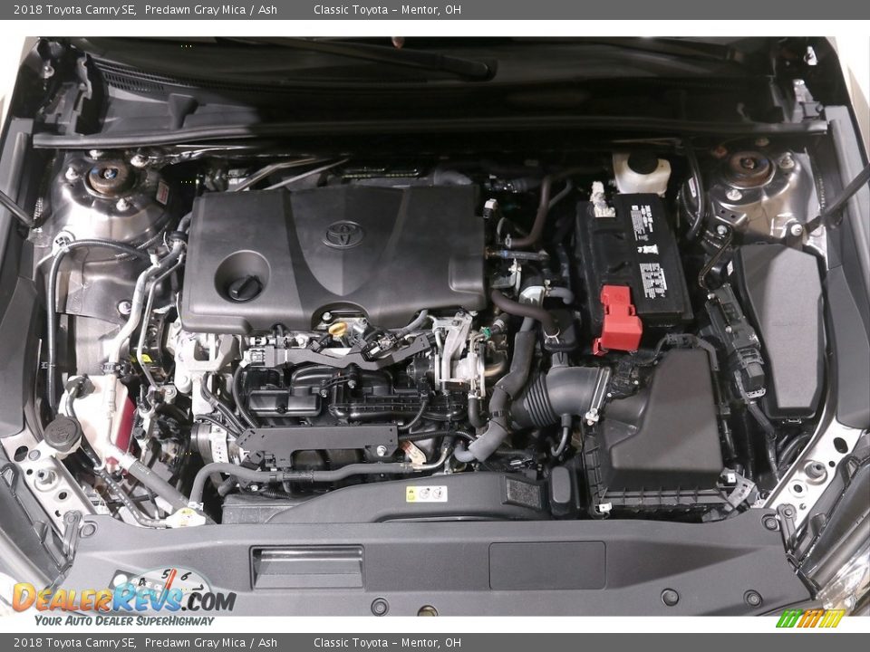 2018 Toyota Camry SE Predawn Gray Mica / Ash Photo #20